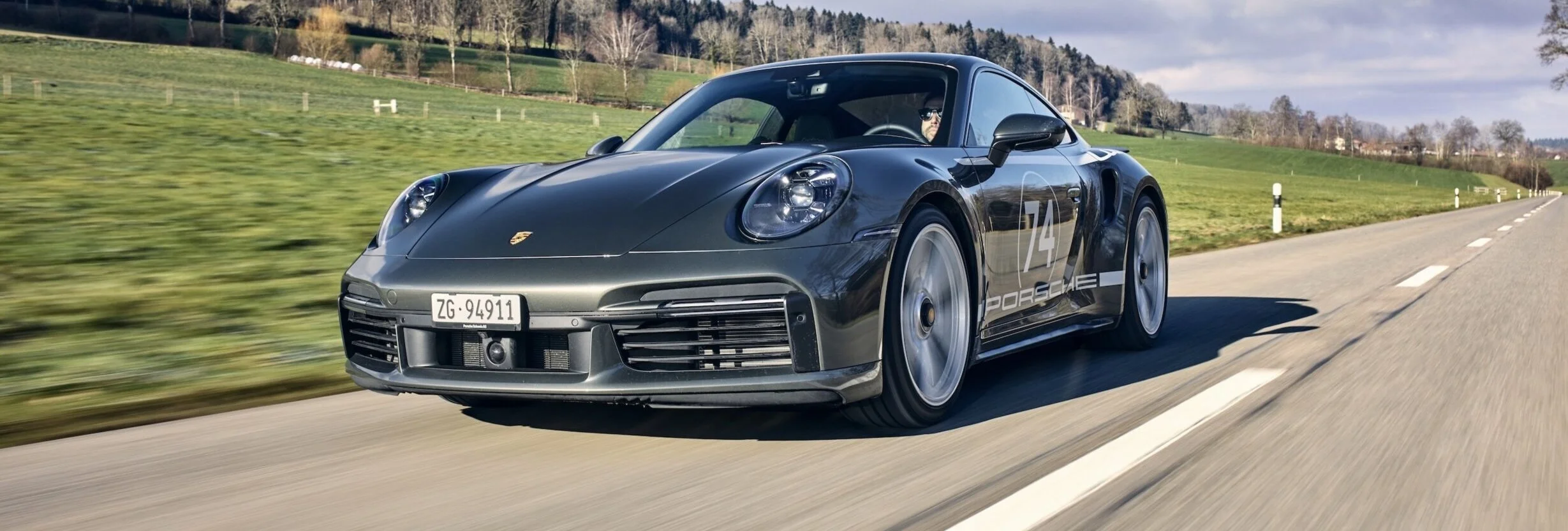 Das Exterior des neuen Porsche 911 Turbo 50 Jahre.