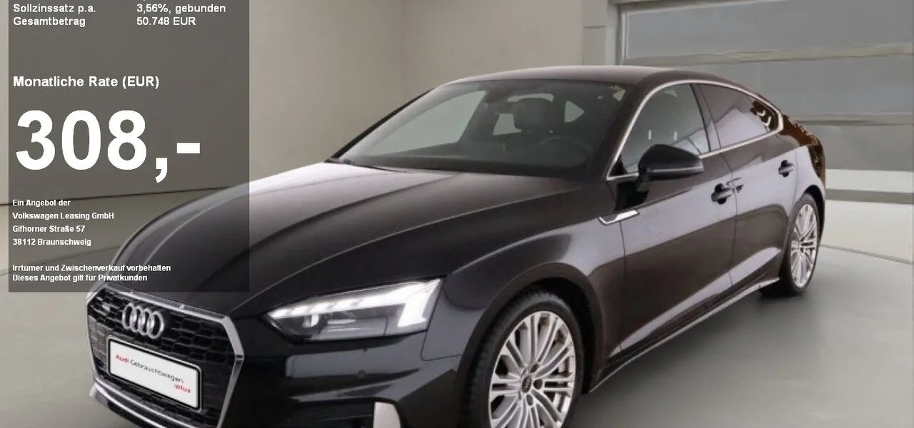 Audi A5 Sportback 40 2.0 TFSI quattro advanced