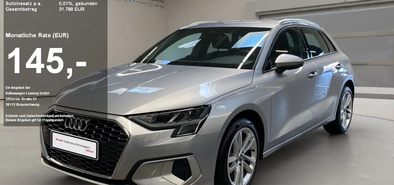 Audi A3 Sportback 30 2.0 TDI advanced