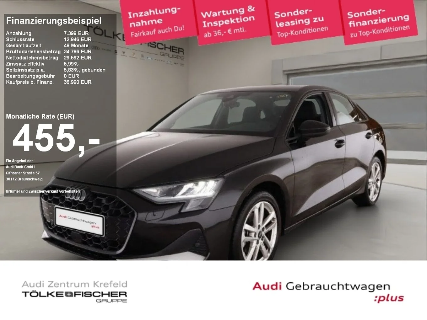 Audi A3 35 1.5 TFSI advanced