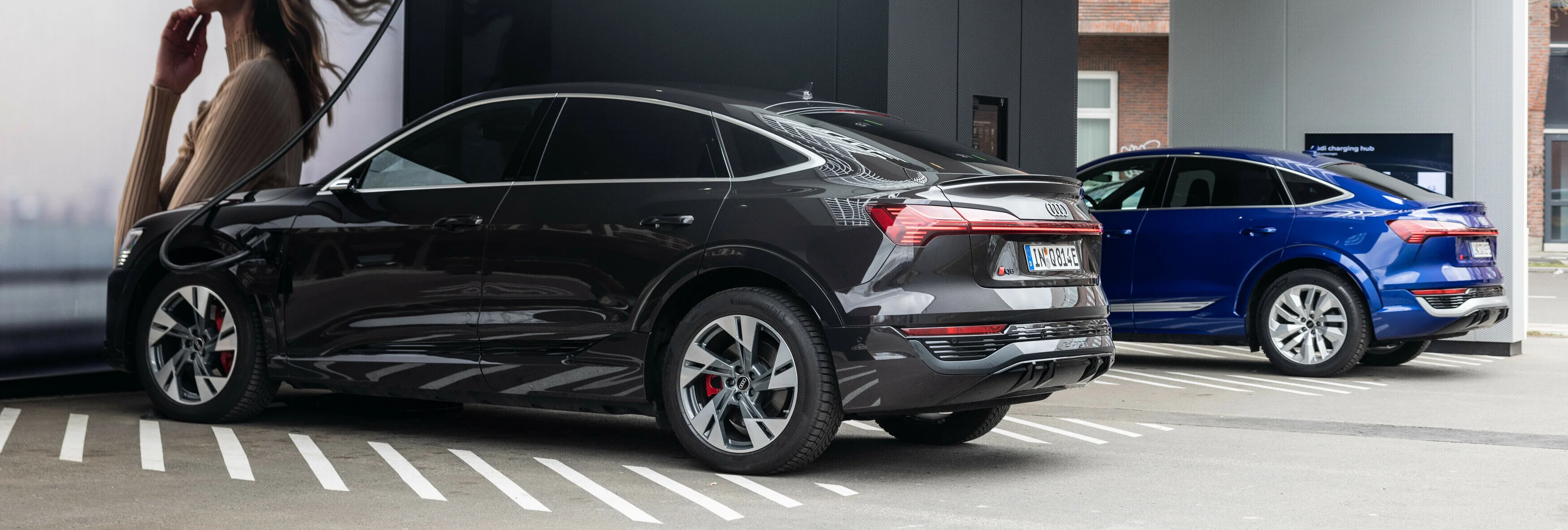 Das Exterior des vollelektrischen Audi Q8 etron
