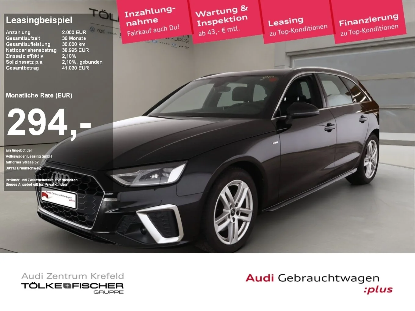 Audi A4 35 2.0 TFSI Avant S-Line