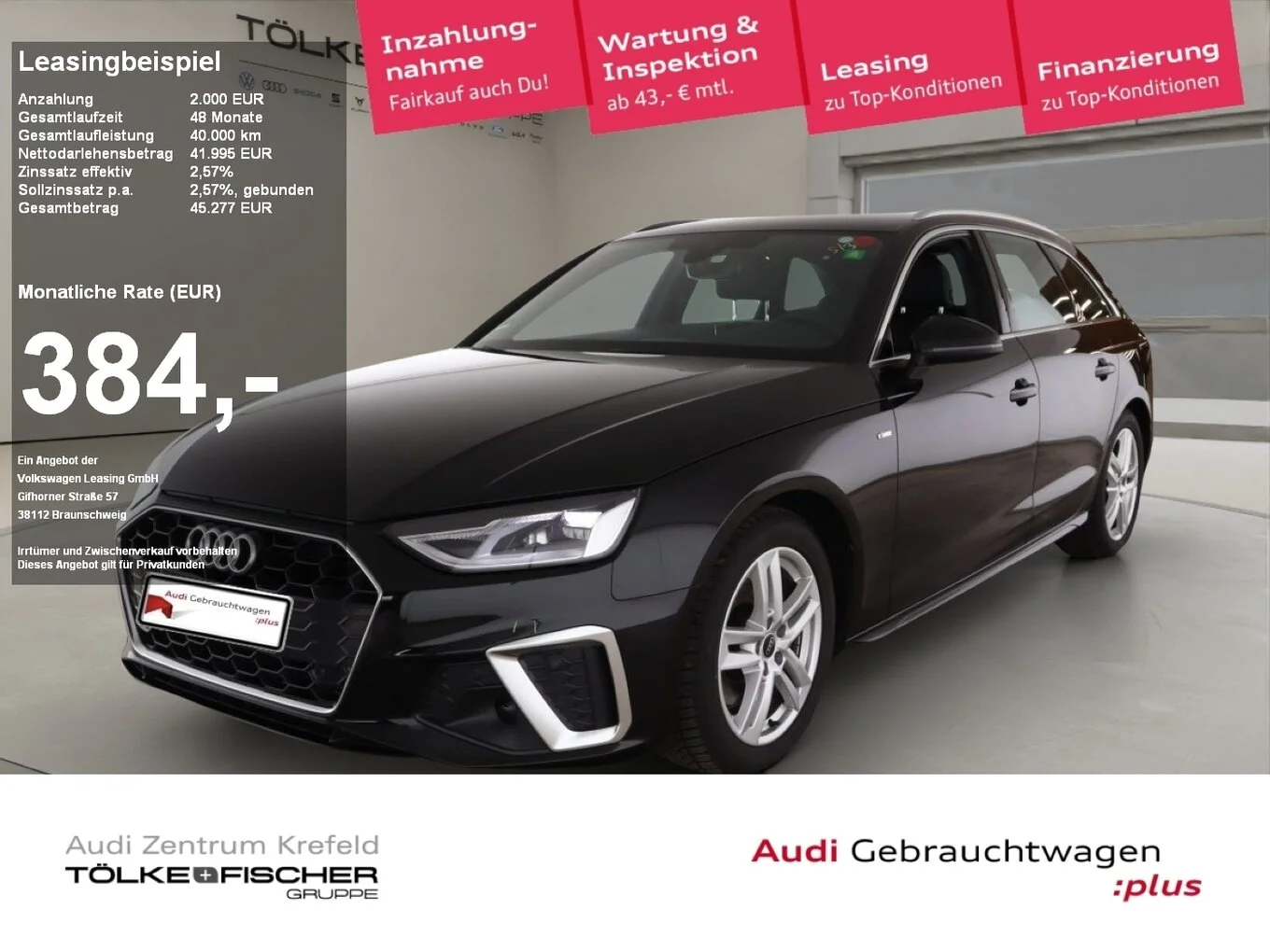 Audi A4 35 2.0 TFSI Avant S-Line
