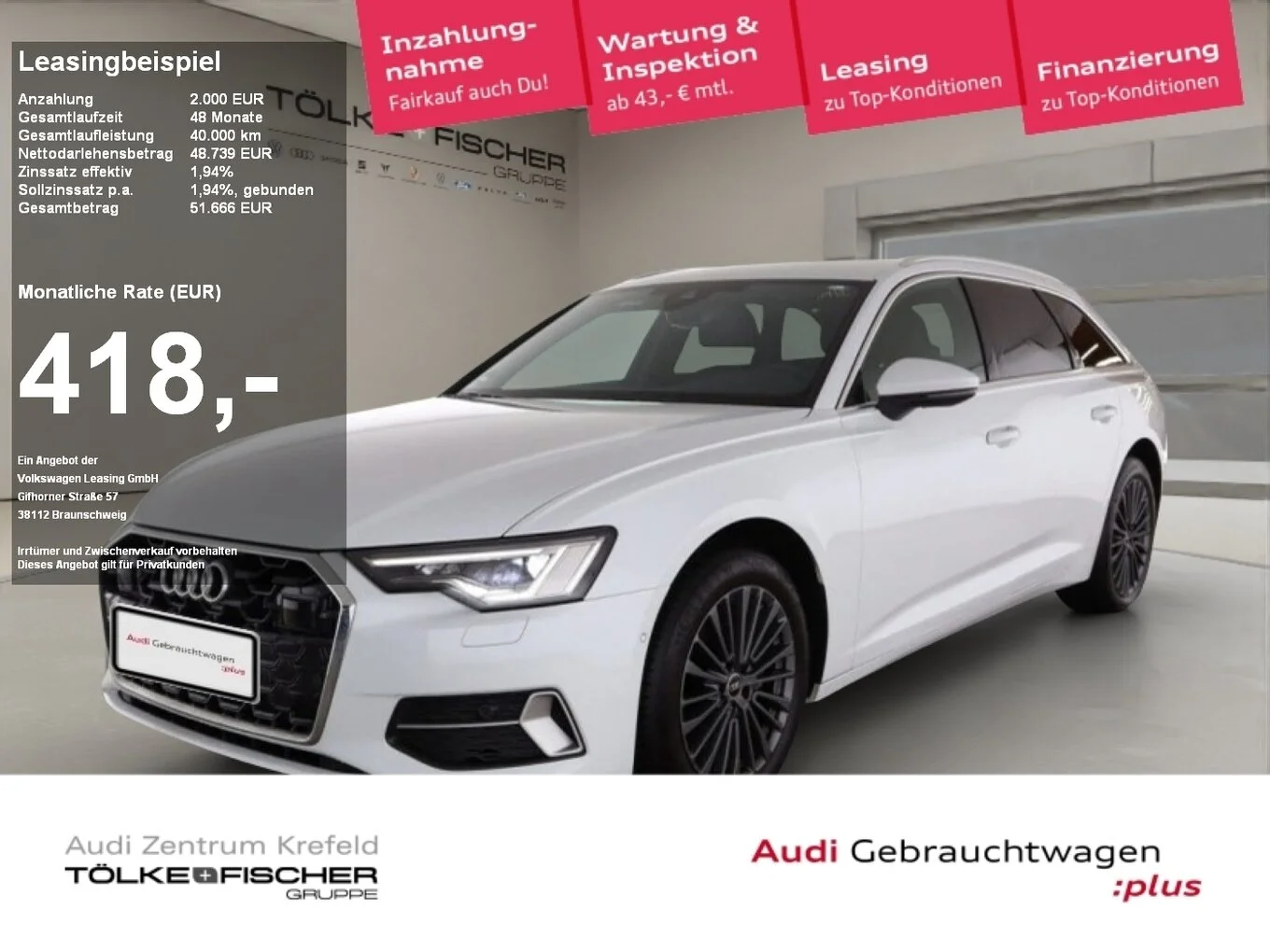 Audi A6 Avant 40 TDI quattro advanced