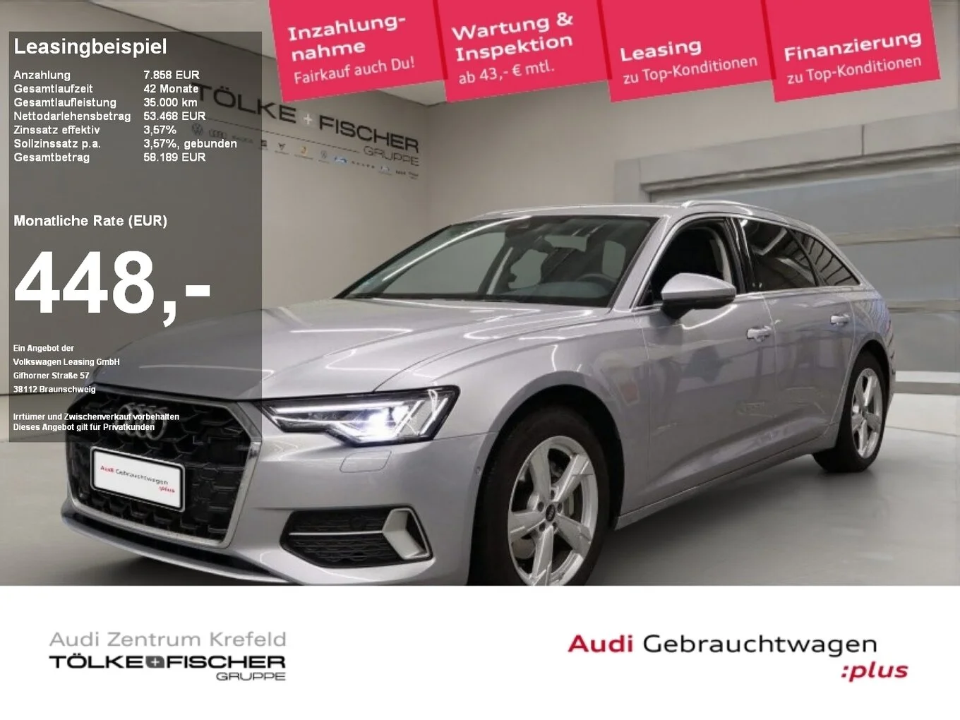 Audi A6 40 2.0 TDI Avant quattro advanced