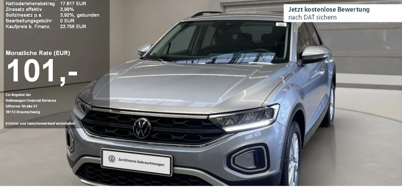 VW T-Roc Life 1.0 TSI