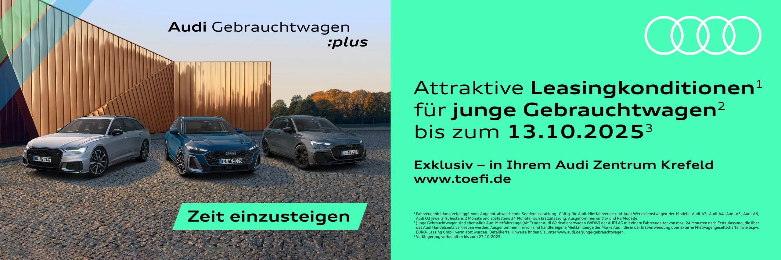 Audi Gebrauchtwagen :plus Wochen Herbst 2025