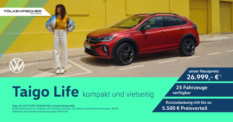 Taigo Life Aktion – Nur solange der Vorrat reicht!