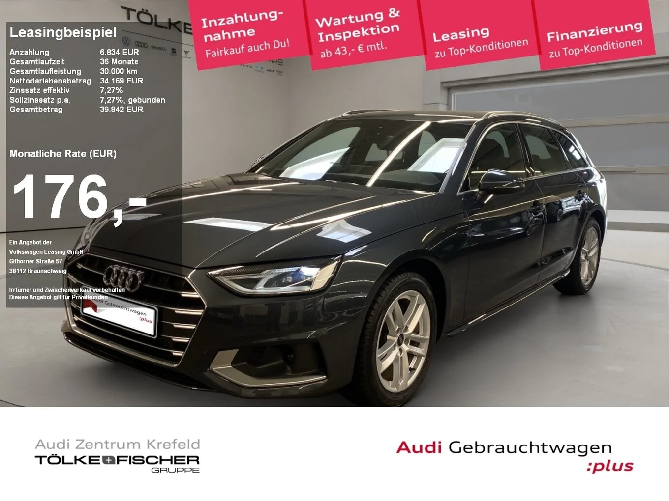 Audi A4 35 2.0 TFSI Avant advanced