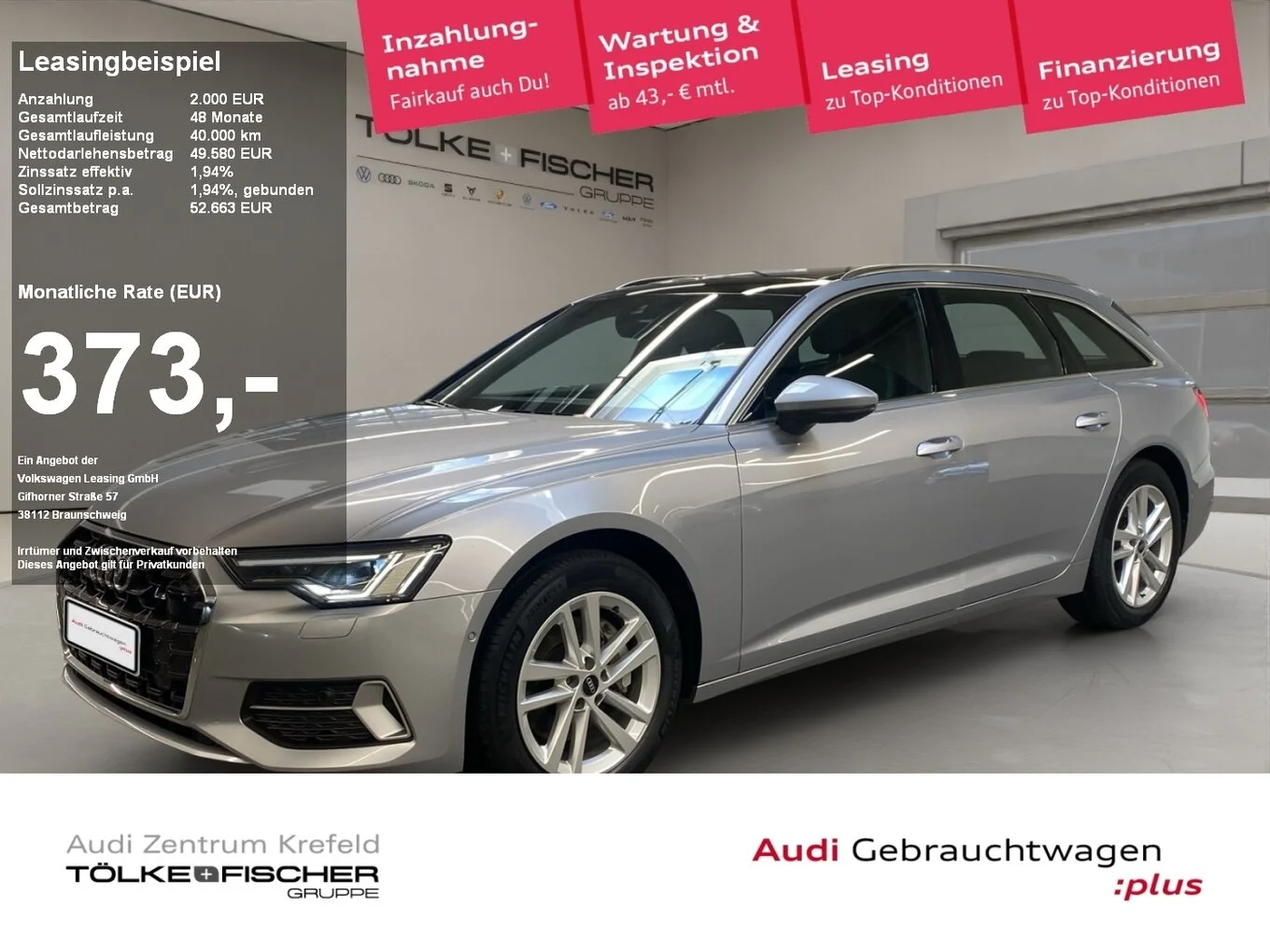 Audi A6 Avant 45 TFSI advanced