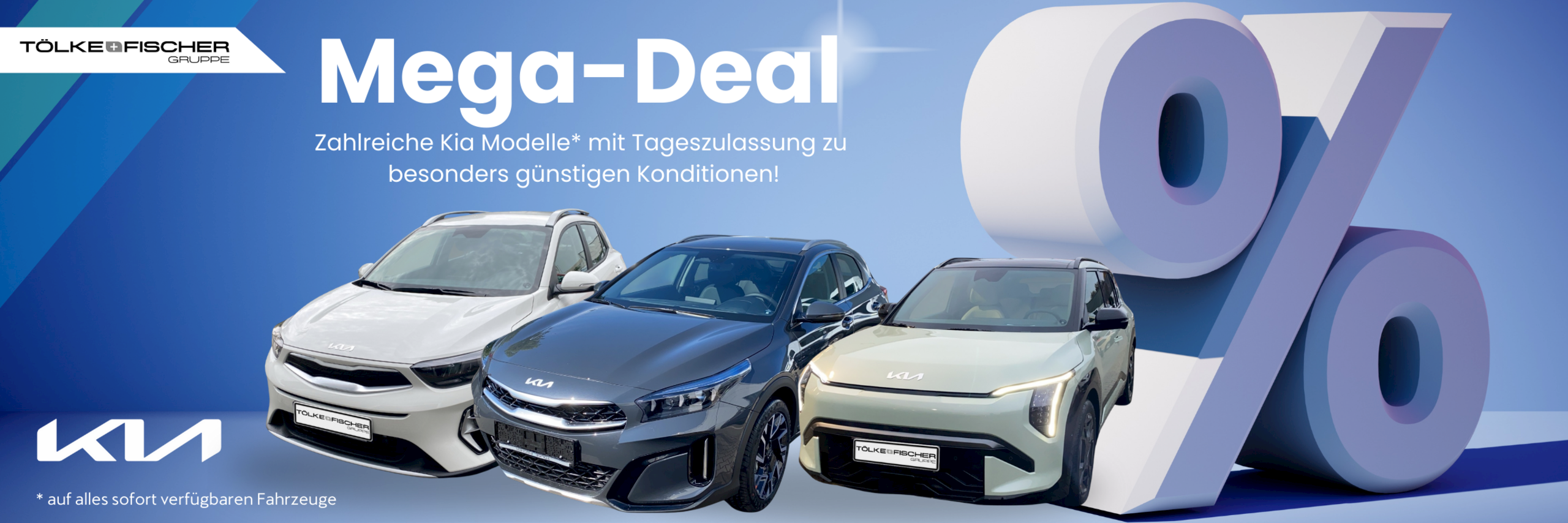 Großer Kia Lagerwagen-Abverkauf