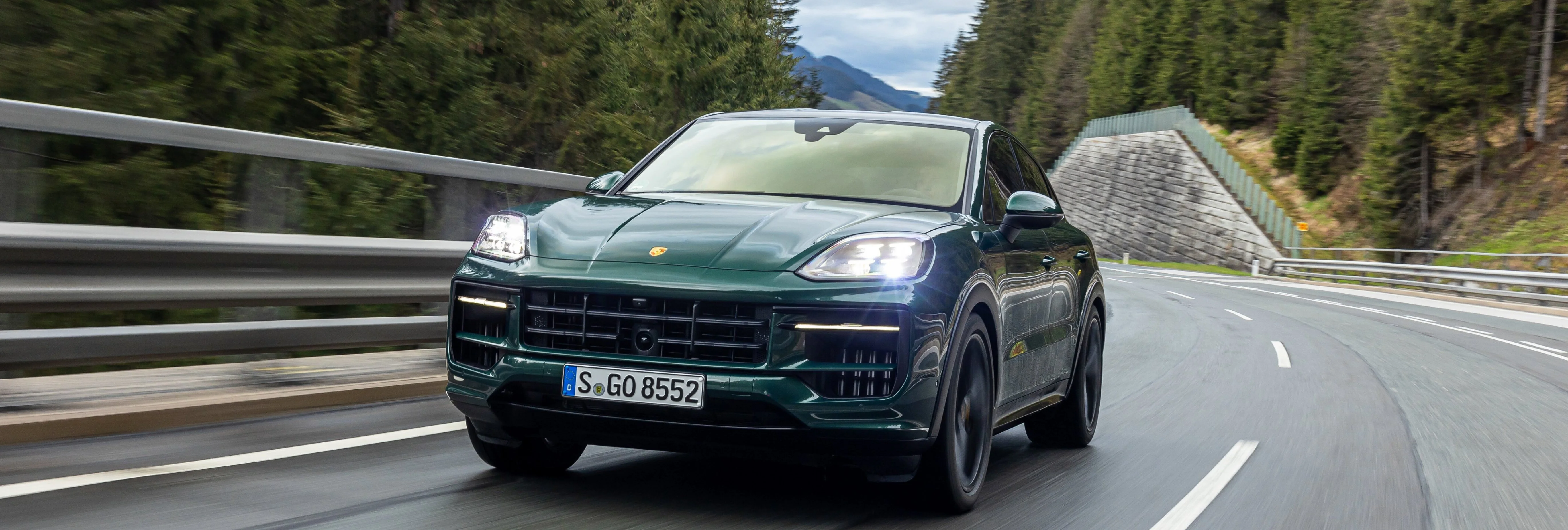 Das Exterieur des Porsche Cayenne S Coupé.