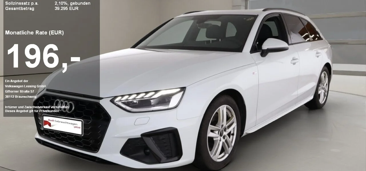 Audi A4 35 2.0 TFSI Avant S-Line