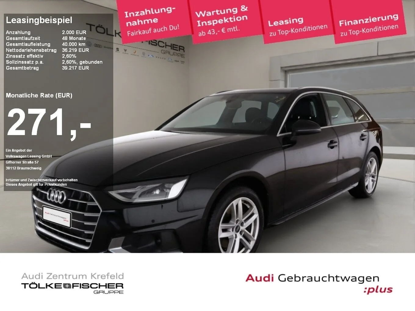 Audi A4 35 2.0 TFSI Avant advanced