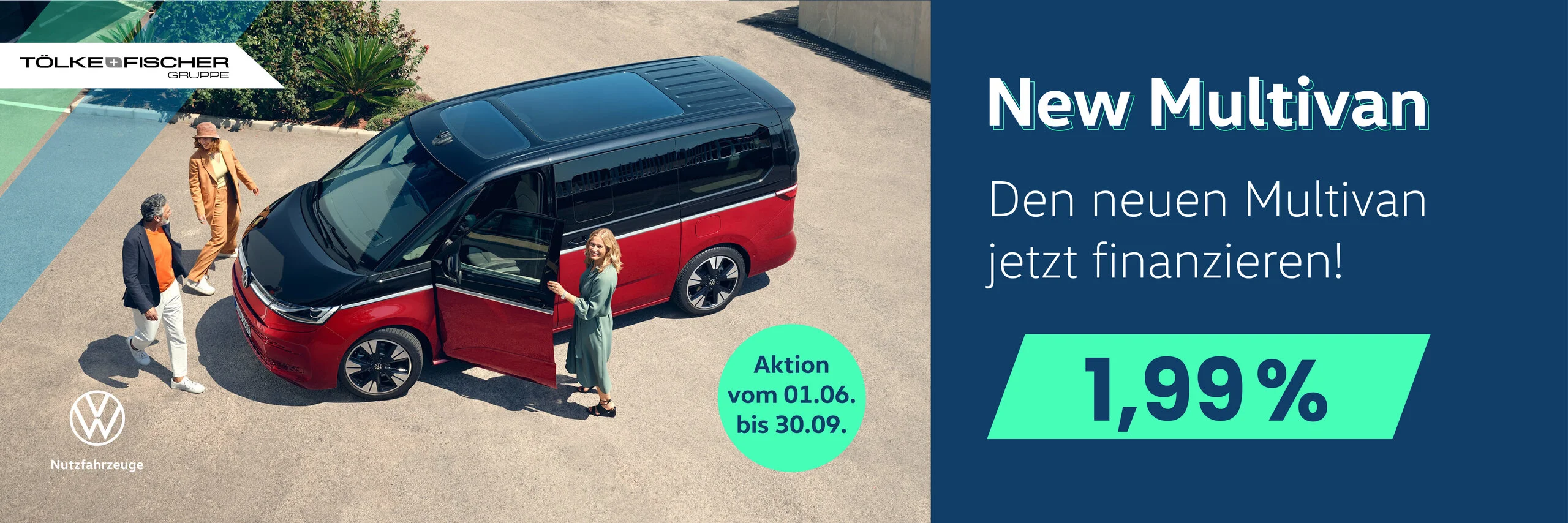 1,99 % Finanzierung auf den Volkswagen New Multivan!