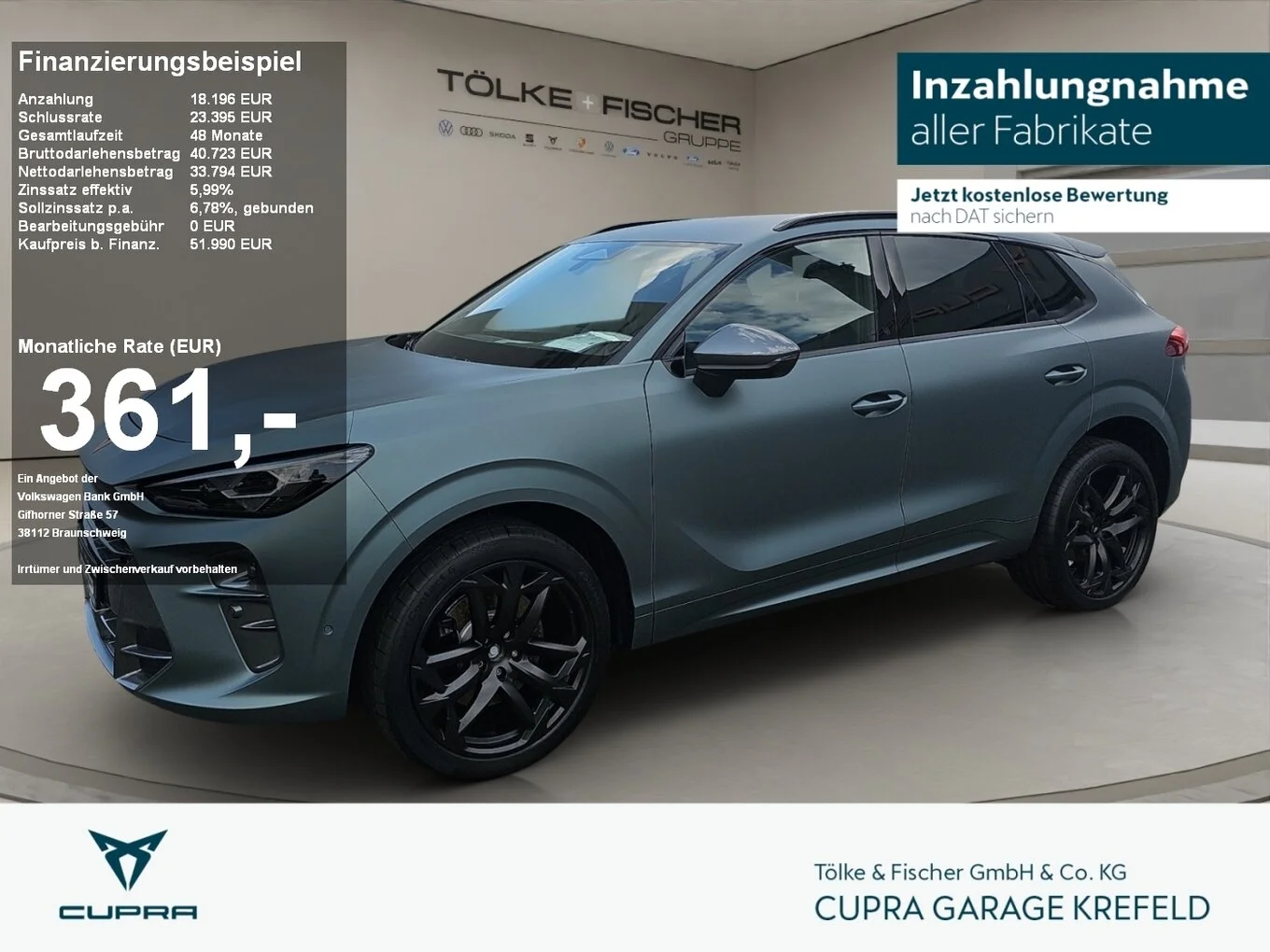 CUPRA Terramar VZ 2.0 TSI Americas Cup