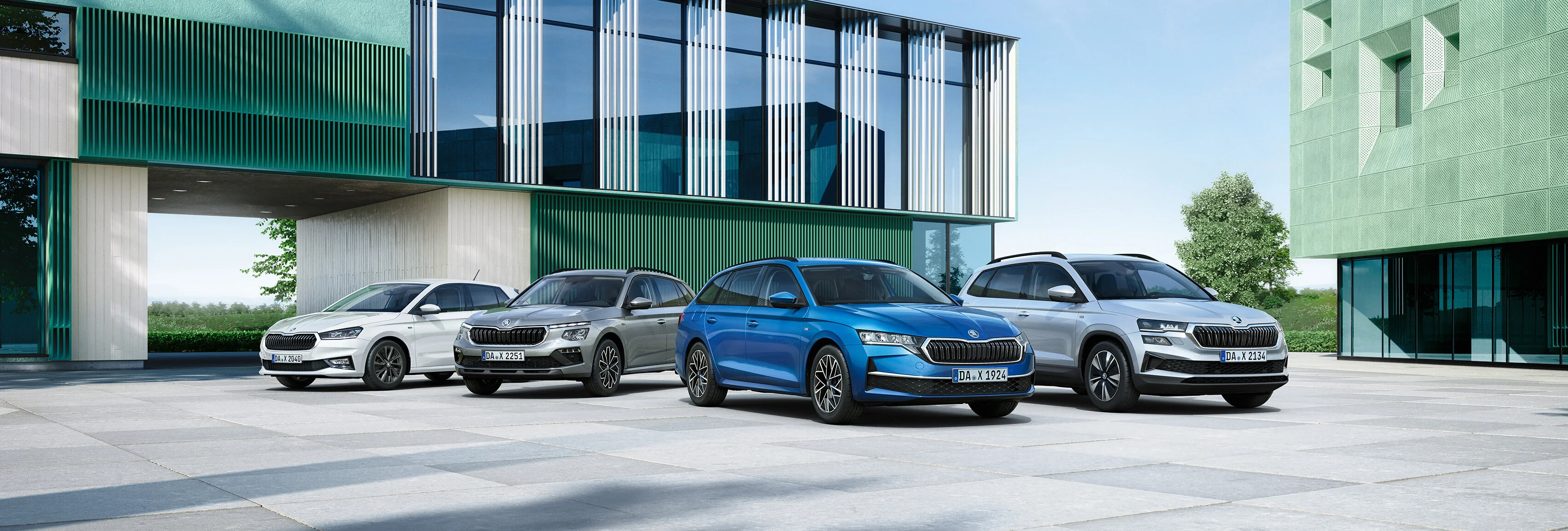 Range-Foto der Skoda Tour Sondermodelle