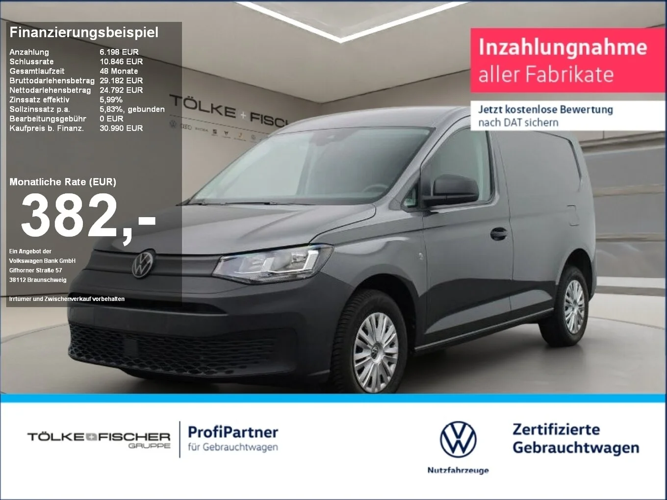 VW Caddy Cargo 2.0 TDI