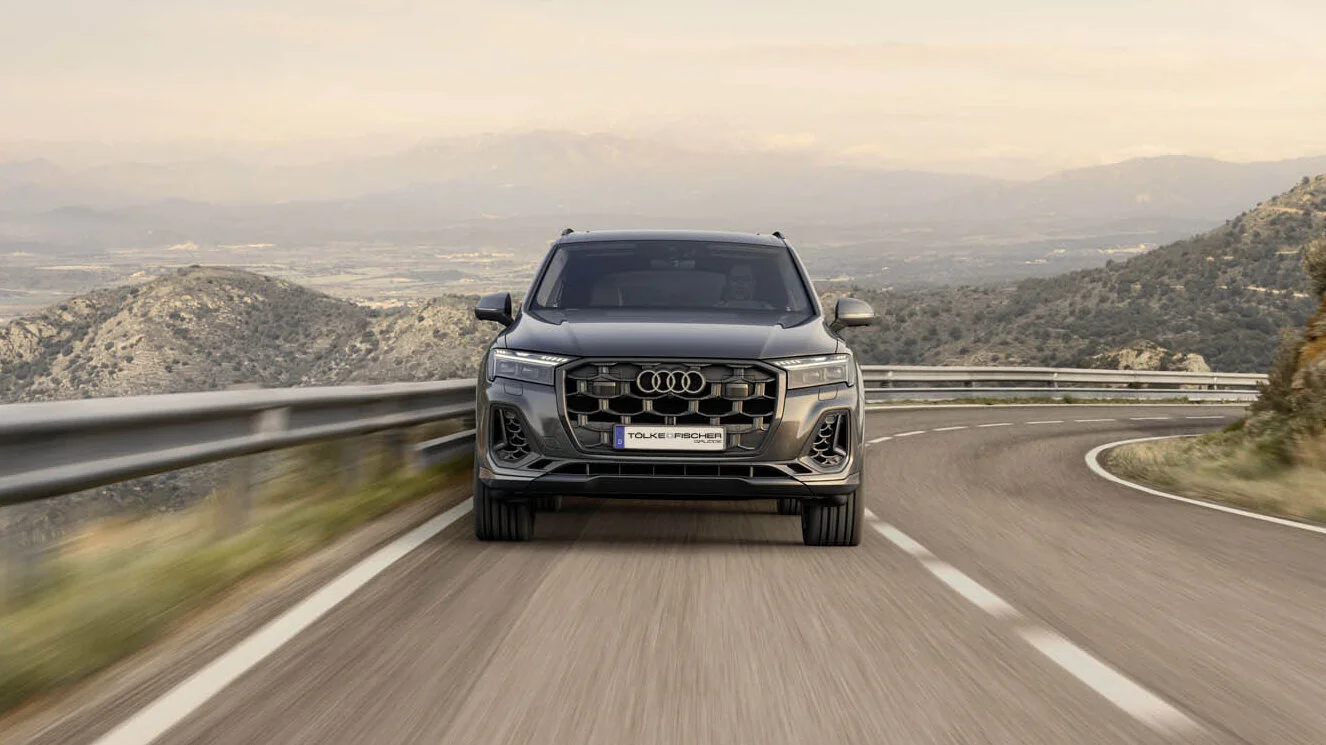 Der Audi Q7 in der Frontansicht.