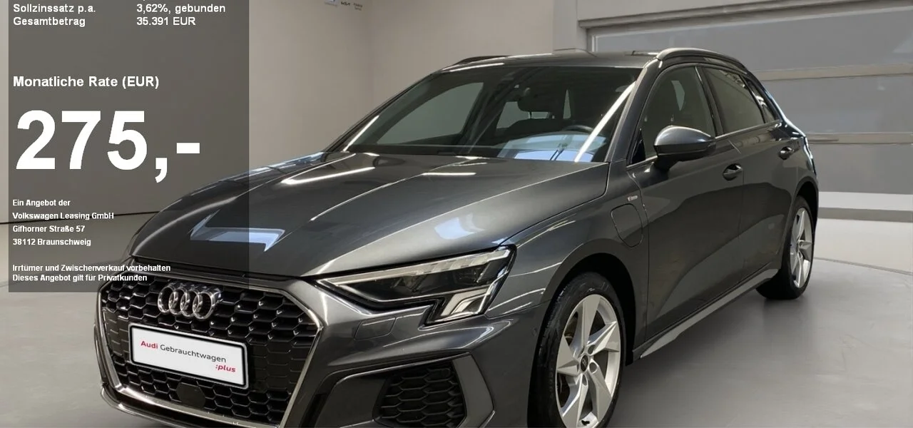 Audi A3 Sportback 40 1.4 TFSI e S-Line