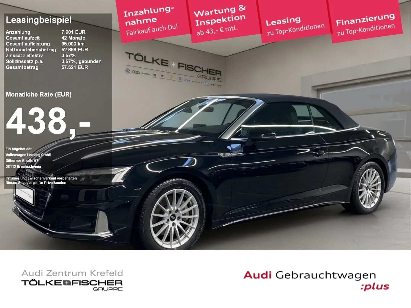 Audi A5 Cabriolet 40 2.0 TFSI advanced