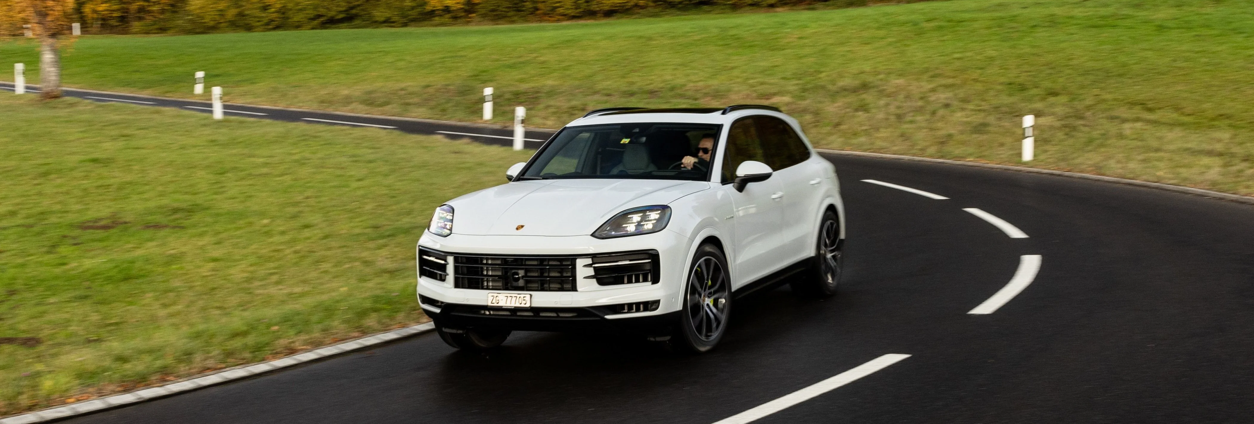 Exterieur des Porsche Cayenne E-Hybrid.