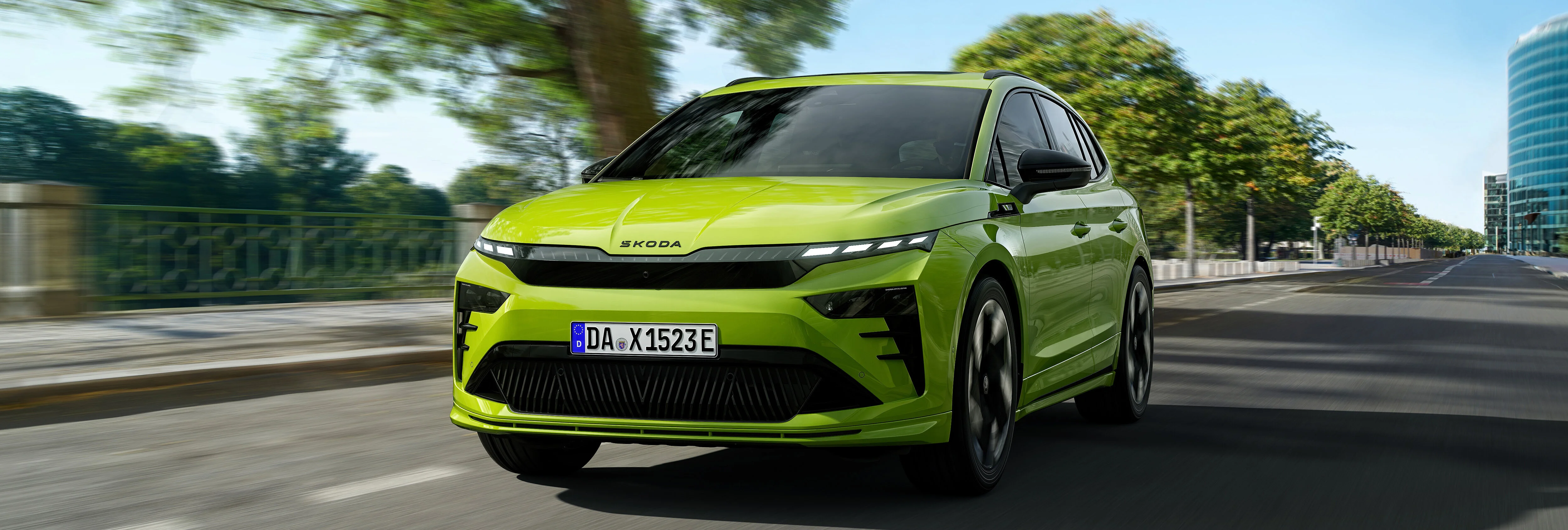 Das Exterior des Škoda Enyaq RS.