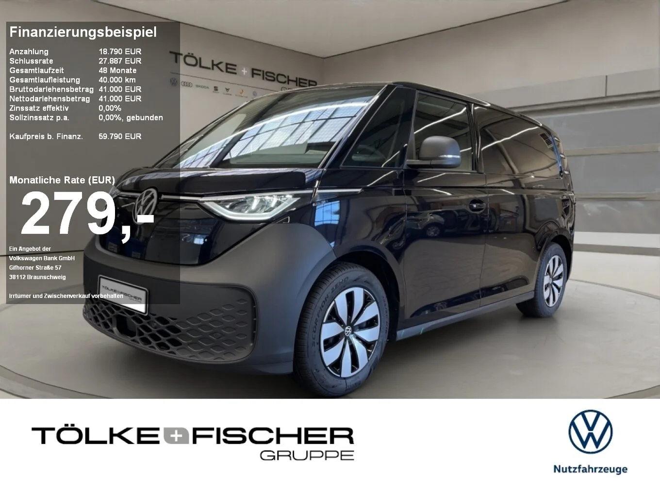 VW NFZ ID. Buzz Cargo Pro