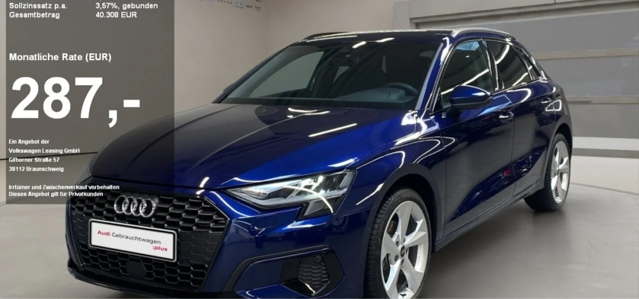 Audi A3 Sportback 30 2.0 TDI advanced