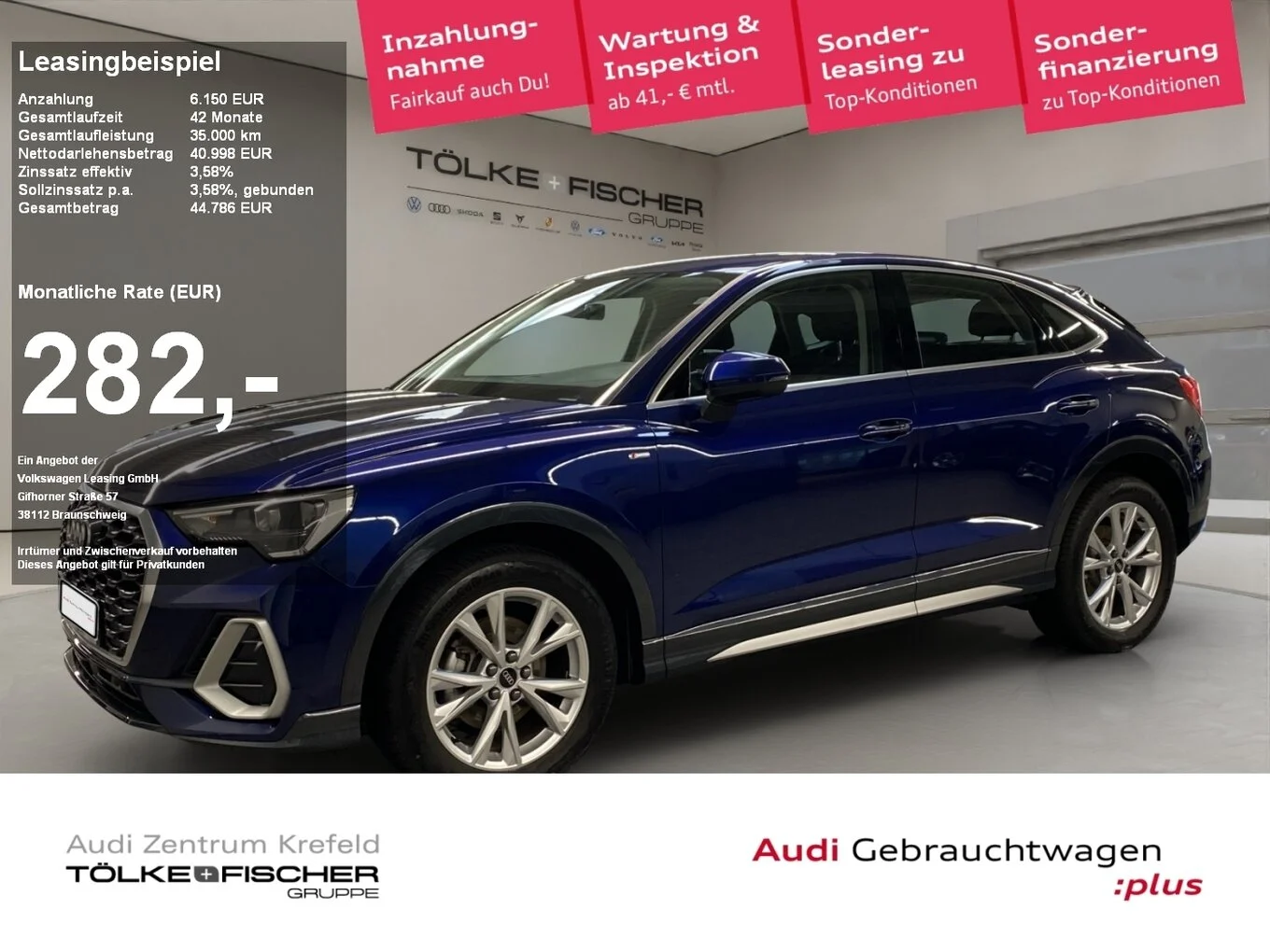 Audi Q3 Sportback 35 2.0 TDI S-Line