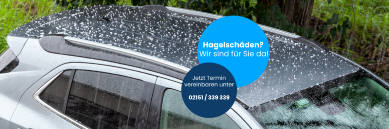 Hagelschaden? Jetzt Reparaturtermin direkt vereinbaren!