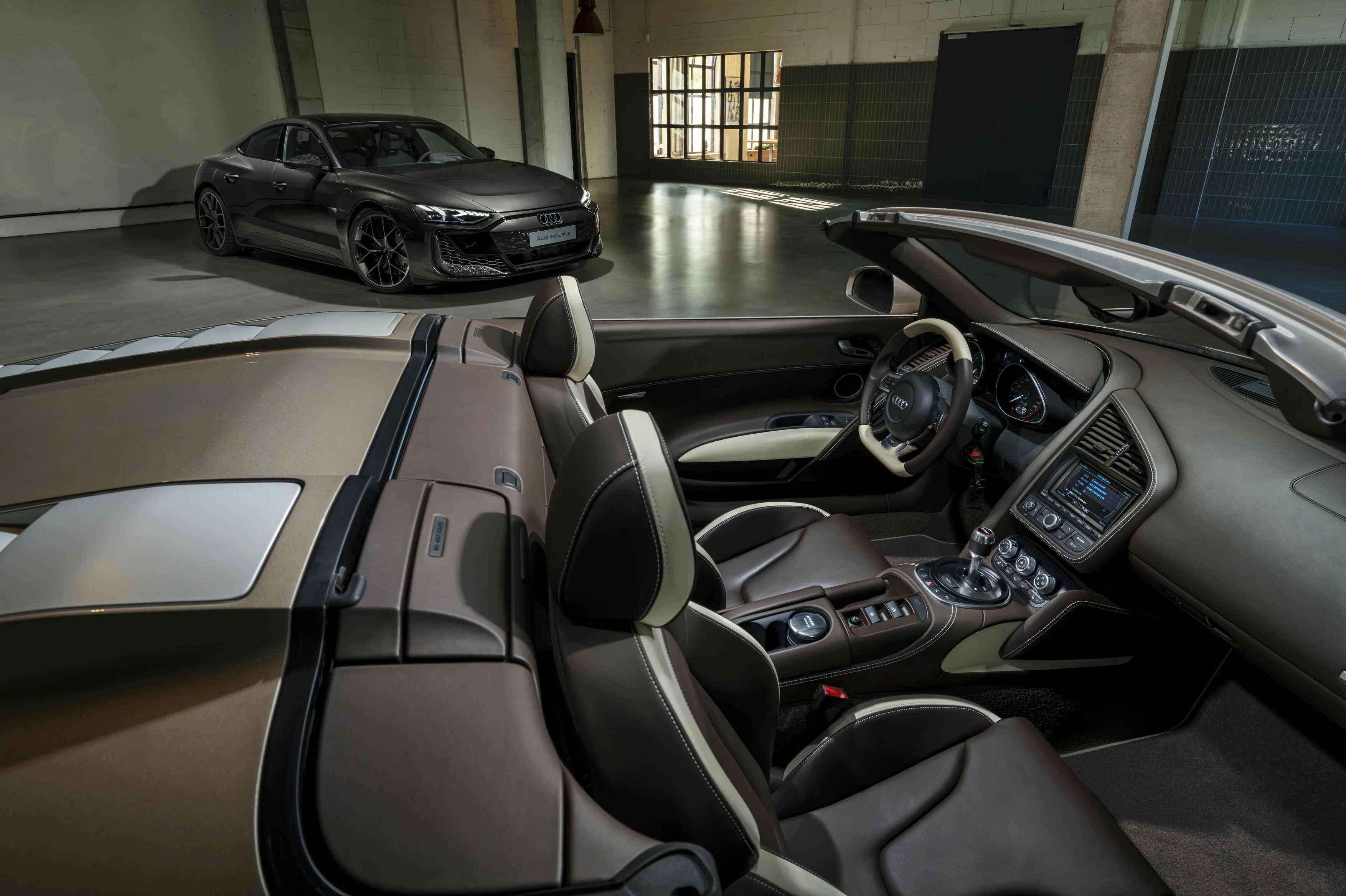 Der Audi RS e-tron GT als Cabrio