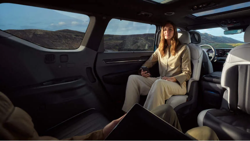 Das Interior des KIA EV9.
