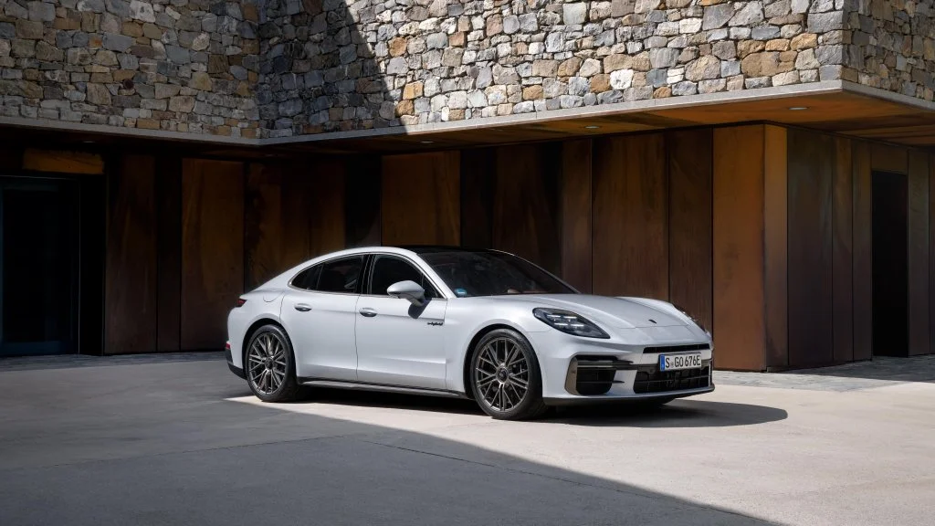 Das Exterieur des Porsche Panamera Turbo S E-Hybrid.