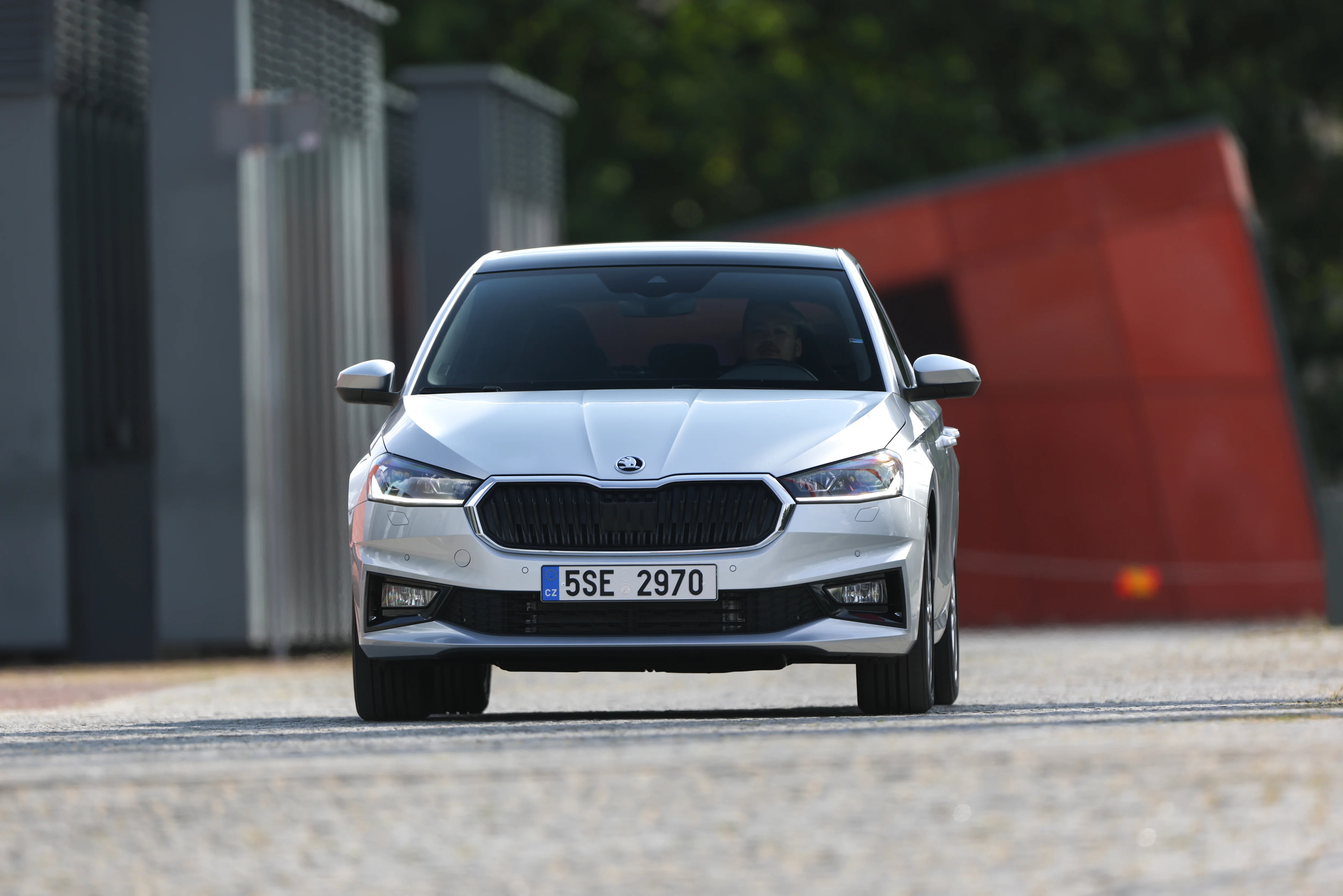 Der Skoda Fabia Tour in der Frontansicht