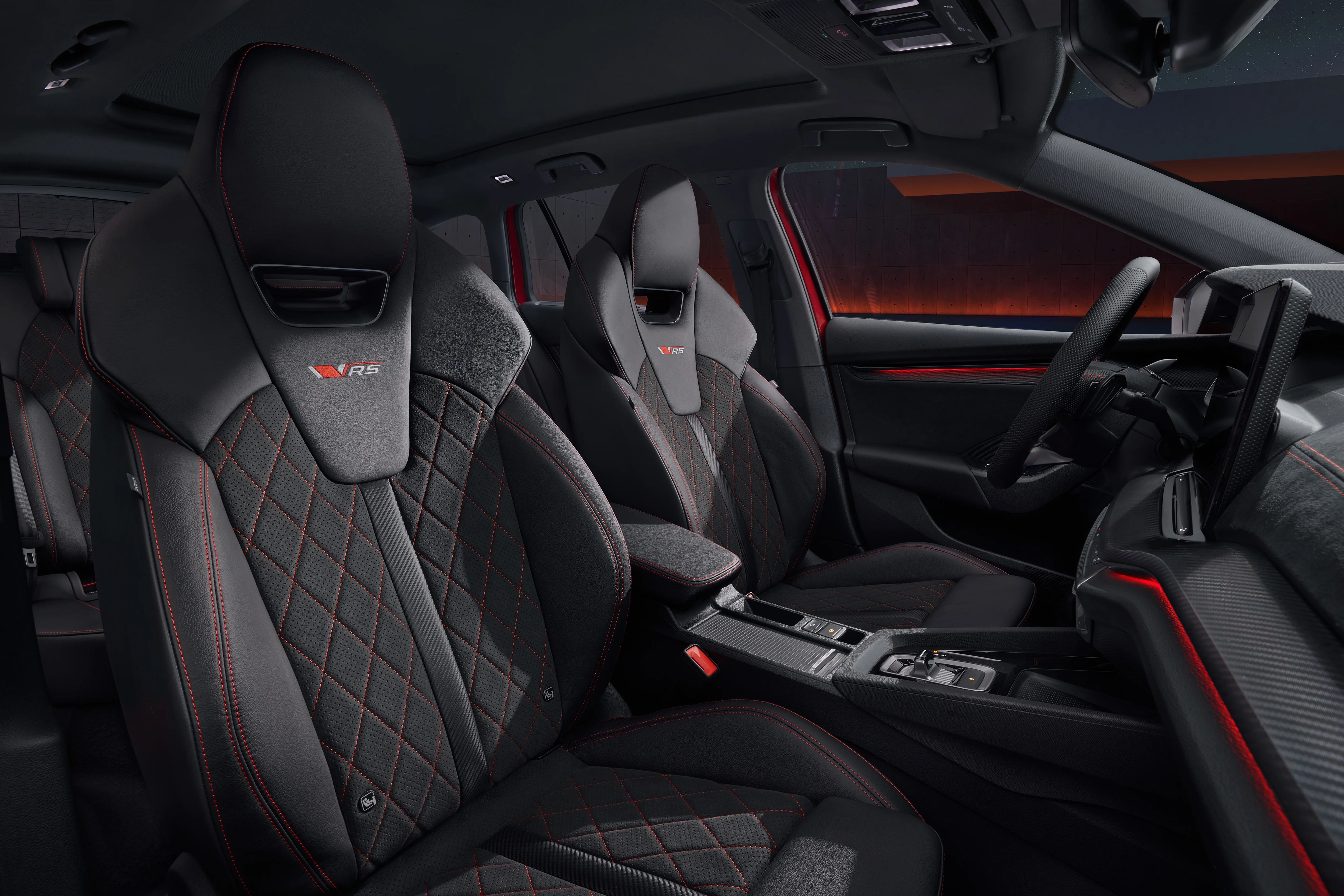 Das Interior des Skoda Oktavia RS