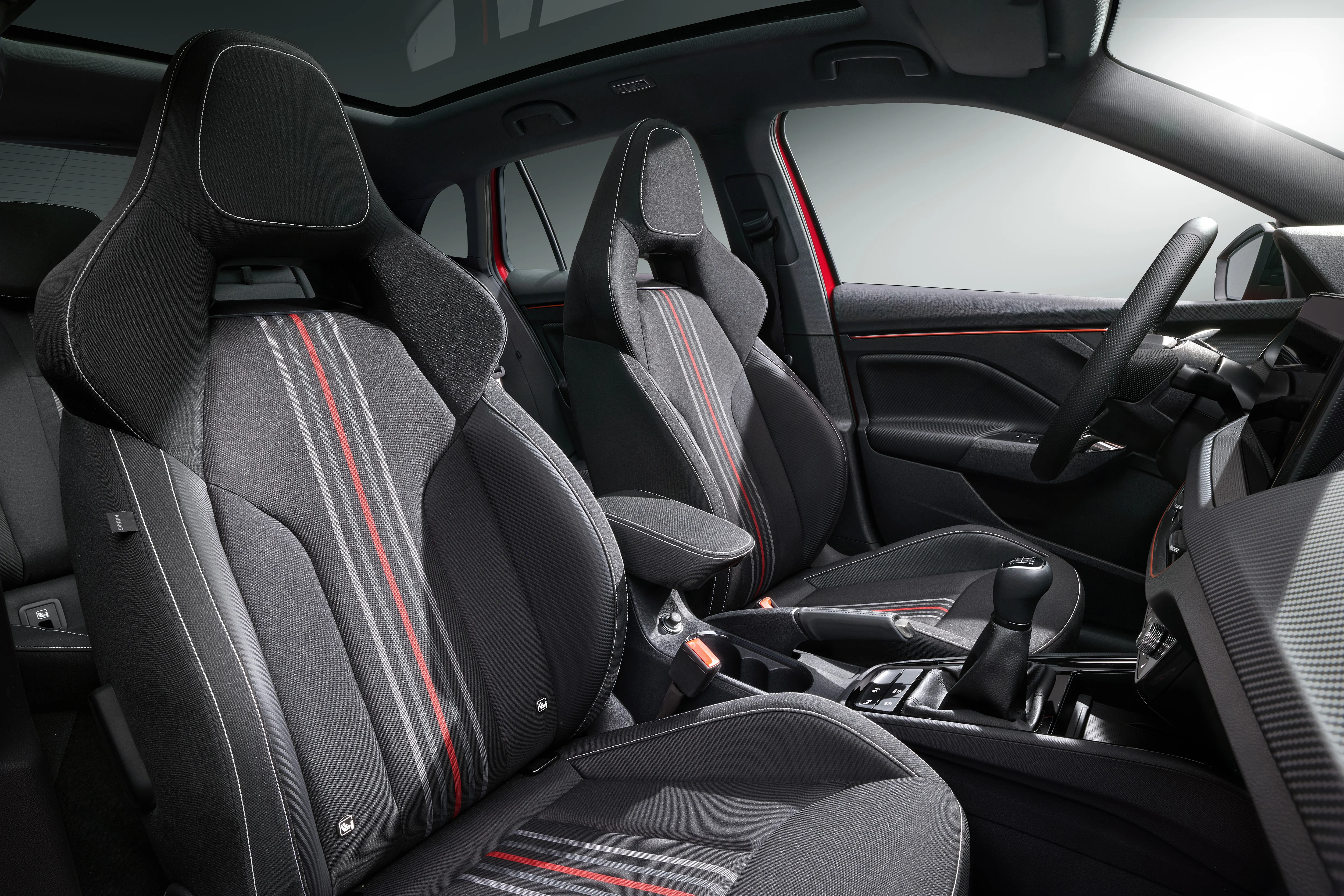 Sportsitze im Interior des Skoda Scala Monte Carlo