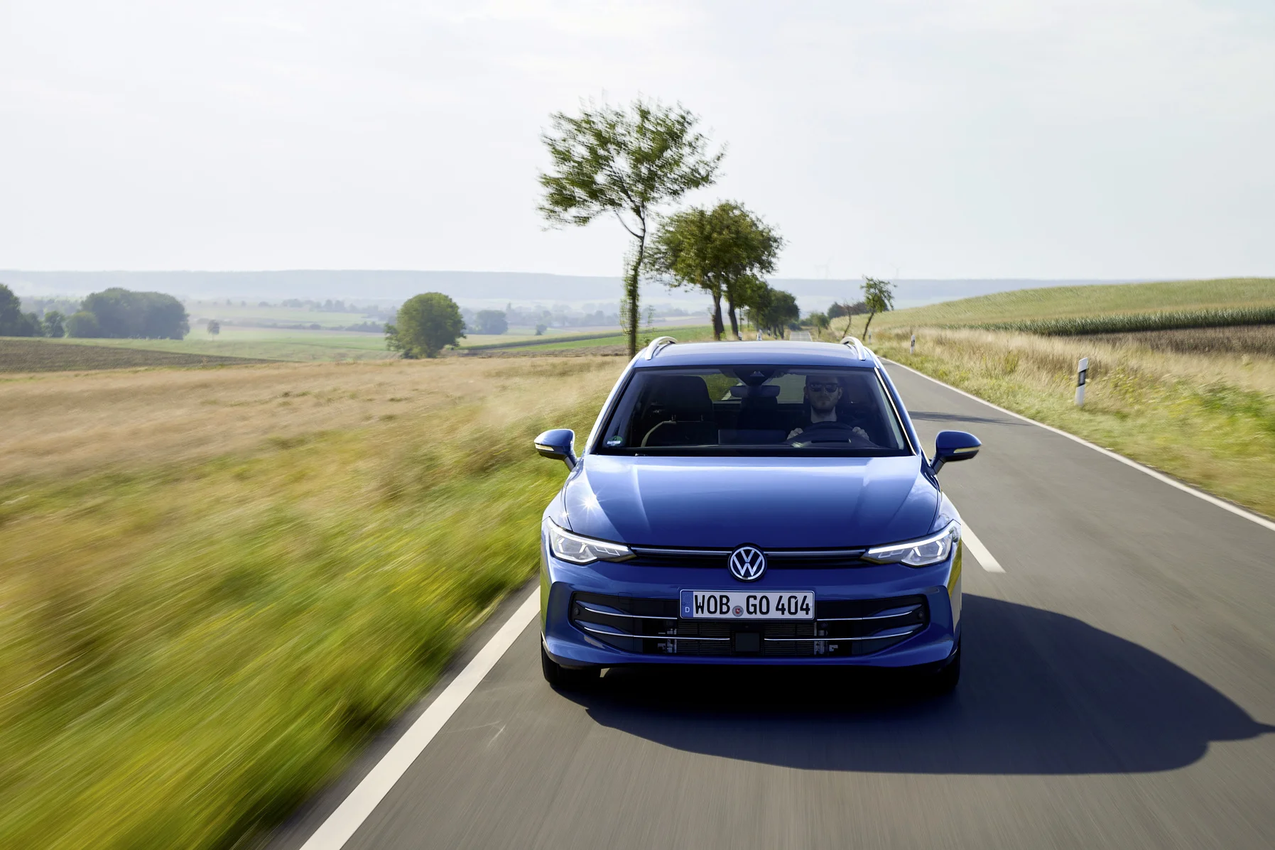 Frontaufnahme des Volkswagen Golf Variant