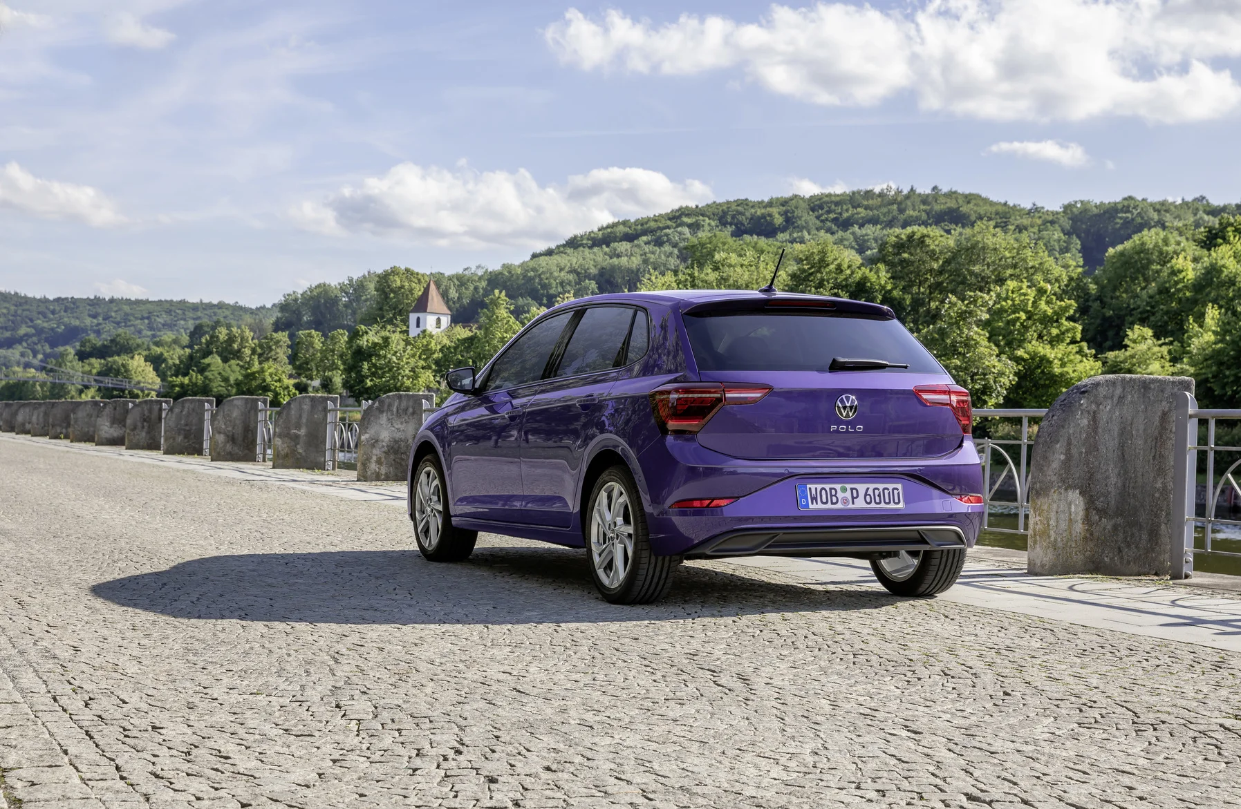 Das Exterieur des VW Polo aus der Heckansicht.