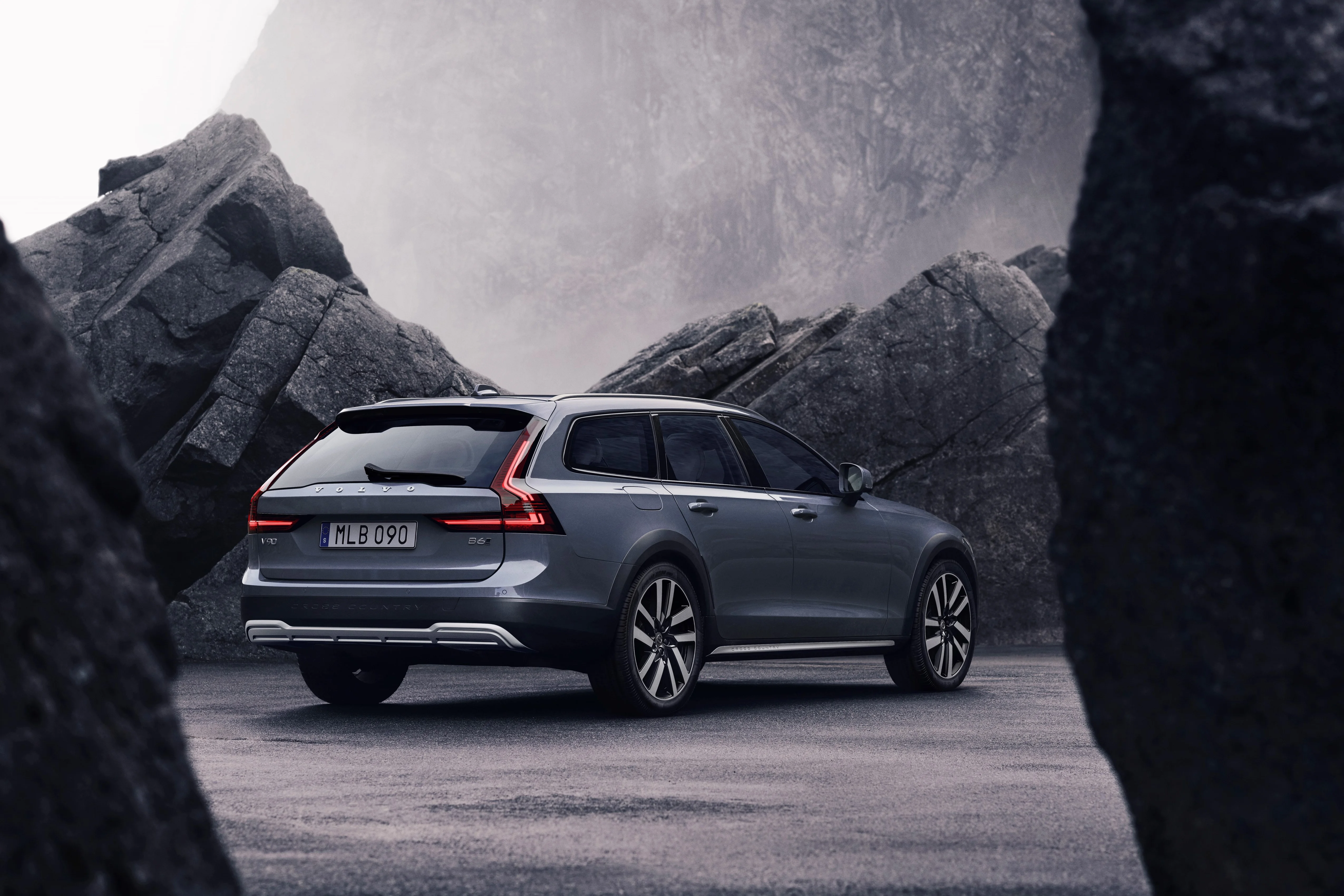 Ein Blick auf den Volvo V90 Cross Country: das Exterior.