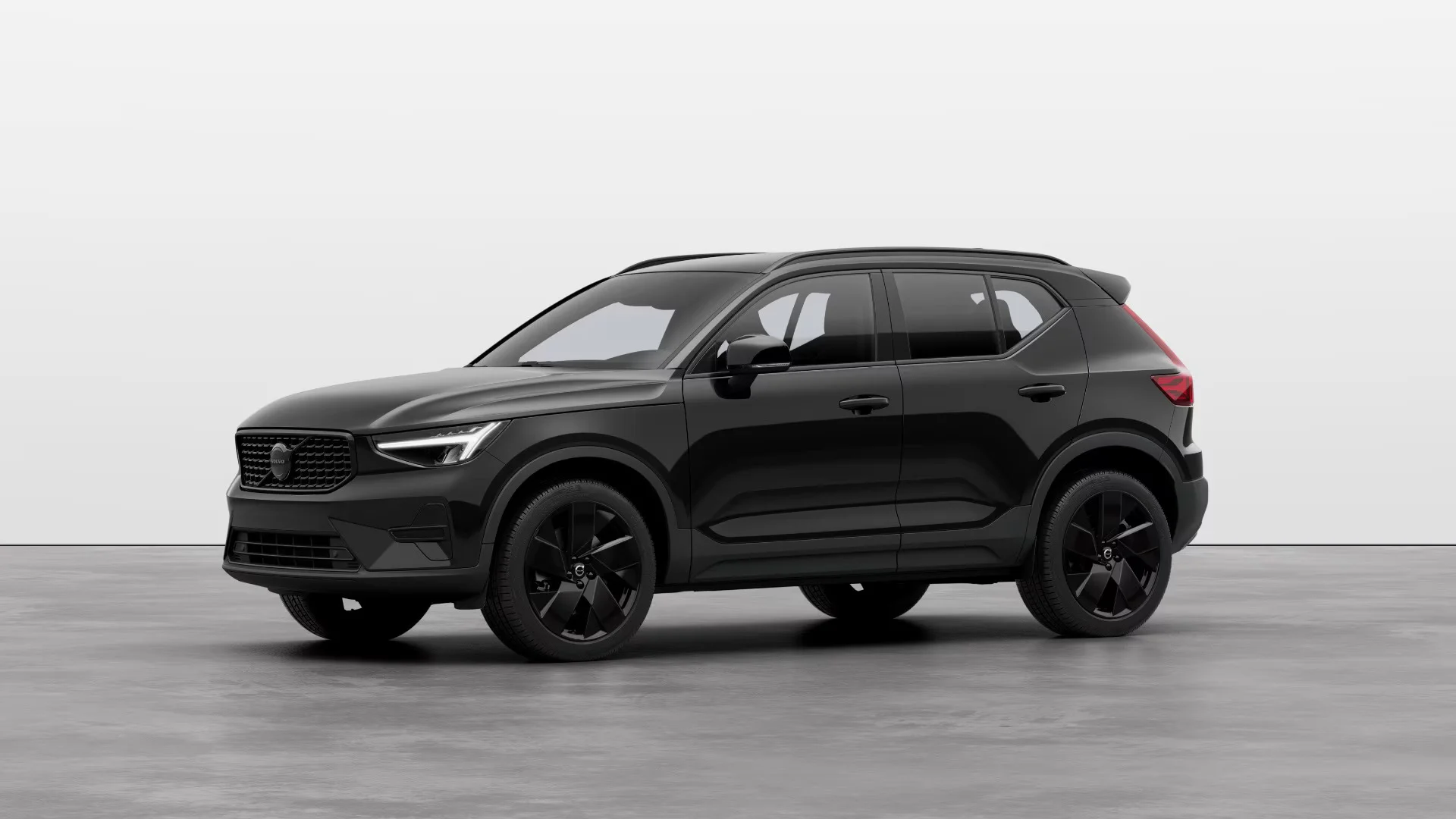 Ein Blick auf den Volvo XC40 Black Edition: das Exterior