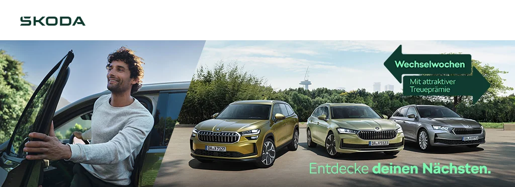 DIE ŠKODA WECHSELWOCHEN SIND DA.